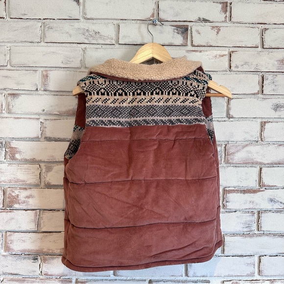 Free People boho reversible corduroy vest - Picture 7 of 8